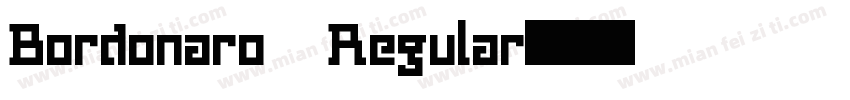 Bordonaro Regular字体转换